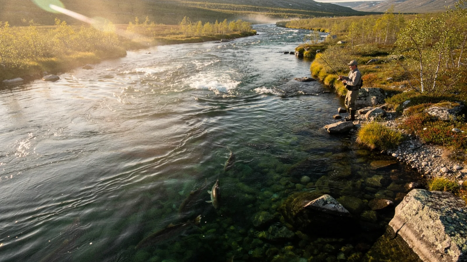 Teno River in Lapland